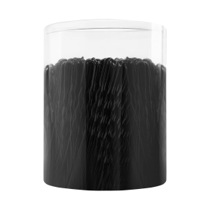 Hairdressing buns for hair e-65 300 pieces 6 cm black (133258)