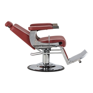 Gabbiano Visionerio+ barber chair red chrome frame (156097)