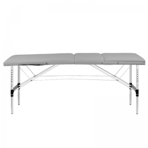 BALANCE aluminium folding massage table 3 segment grey (155276)