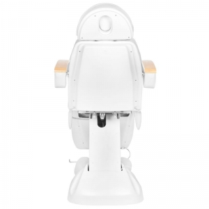 ACTIVESHOP Electric cosmetic chair lux white / beech 3m