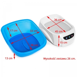Azzurro paddling pool with massager (106977)