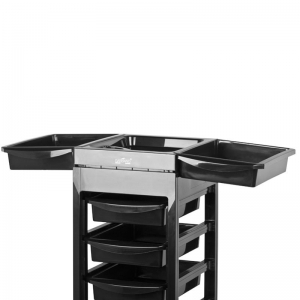 Gabbiano hairdressing trolley 048A black (114208)