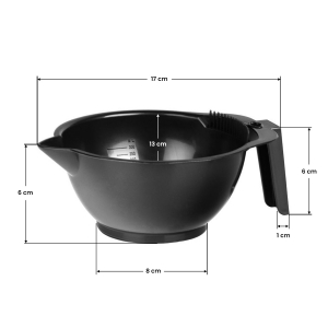 A-013 paint mixing bowl black (114466)