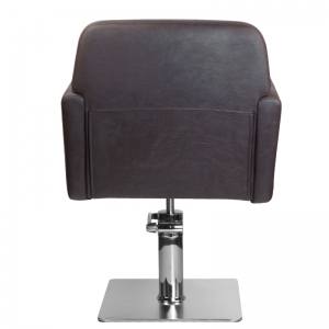 Gabbiano hamburg brown hairdressing chair