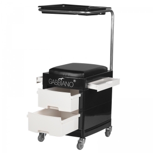 Helper - pedicure stool 16 plus black / white (125885)