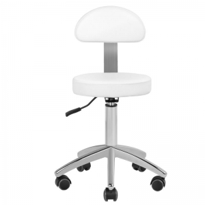 Electric cosmetic chair lux 273b + stool 304 white (125907)
