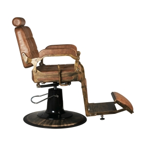 Gabbiano barber chair Boss Old Leather light brown (126469)