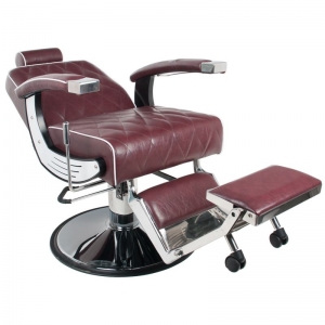 Gabbiano barber chair Imperial burgundy
