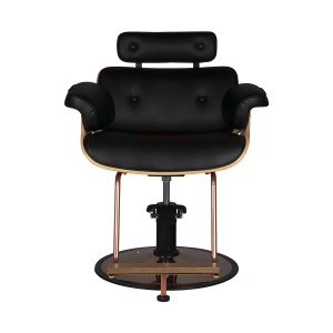 Gabbiano hairdressing chair florence black walnut (126635)