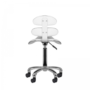 Roll speed am-880 cosmetic stool white (126430)