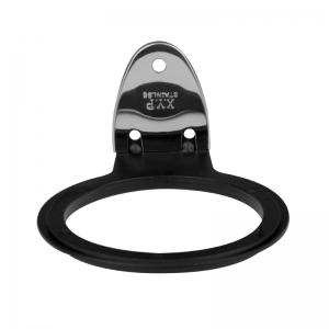 Wall-mounted hair dryer holder q97 black (129185)