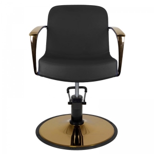 Gabbiano styling chair golden Bologna black (132661)