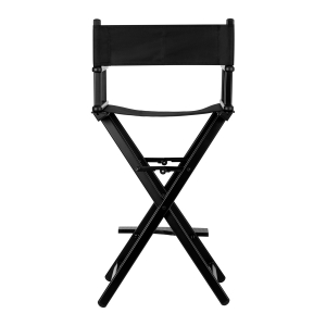 Black aluminum make-up chair (133430)