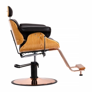 Gabbiano barber chair florence with an adjustable black headrest (133139)