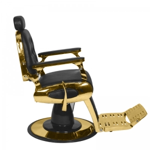 Gabbiano Barber Chair Grancesco black and gold (133777)