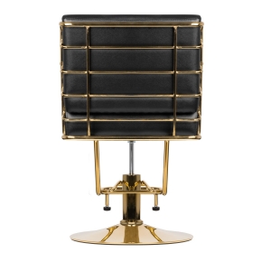 GABBIANO HAIRDRESSING CHAIR PRATO GOLD - BLACK (137106)