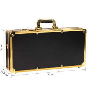 BARBER BLACK AND GOLD HAIRDRESSING SUITCASE (136915)
