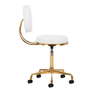 COSMETIC STOOL H5 WHITE GOLD (140260)