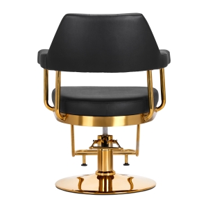 Gabbiano hairdressing chair Granda gold black (146702)