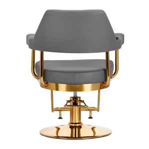 Gabbiano hairdressing chair Granda gold grey (146703)