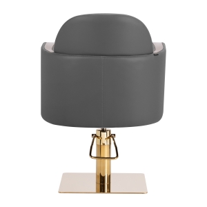 Gabbiano hairdressing chair Malaga gold grey (146705)