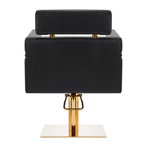 Gabbiano hairdressing chair Toledo gold black (146708)