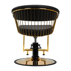 Gabbiano hairdressing chair Lille gold black (147324)