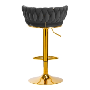 4Rico Bar Hocker QS-B313a gray velvet (147825)