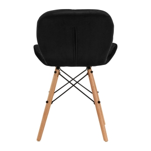 4Rico Cosmetic chair QS-186 black velvet (147836)