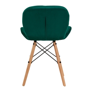 4Rico Cosmetic chair QS-186 green velvet (147838)