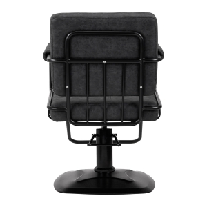 Gabbiano Katania Loft Old Leather hairdressing chair black (147876)