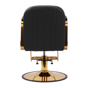Gabbiano Acri hairdressing chair gold – black (147319)