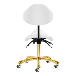 Giovanni cosmetic stool 1004 gold white (147847)