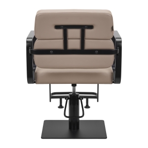Gabbiano Porto-BM hairdressing chair black beige (148048)