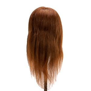 Gabbiano WZ1 hairdressing training head, natural hair, color 4#, length 20" (148401)