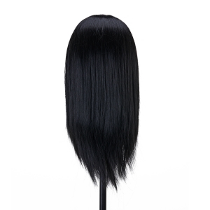 Gabbiano WZ4 training head with beard, synthetic hair, color 1#, length 8"+6" (148409)