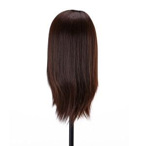 Gabbiano WZ4 training head with beard, synthetic hair, color 4#, length 8"+6" (148410)