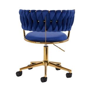 4Rico swivel chair QS-GW01G navy blue (148121)