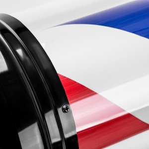 Illuminated plafond barber shop BB-02 black, large (148196)