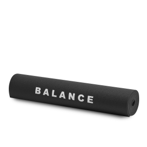 YOGA MAT BALANCE PVC BLACK (149577)