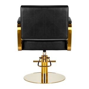 Gabbiano hairdressing chair Genua gold black (148036)