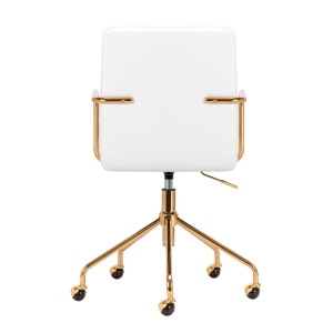 Cosmetic chair QS-OF211G gold white (148167)
