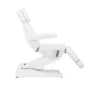 Electric cosmetic chair SILLON Luxury 3 motors white (150222)