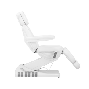 Electric cosmetic chair SILLON Luxury 3 motors white foot control (150223)