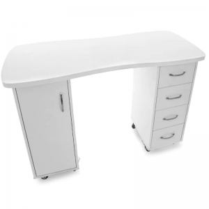 Desk 2027 white two cabinets  (149511)