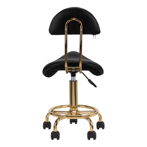 Cosmetic stool 6001-G gold black (154522)