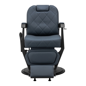 Gabbiano barber chair Bruno with black frame Graphite (153406)
