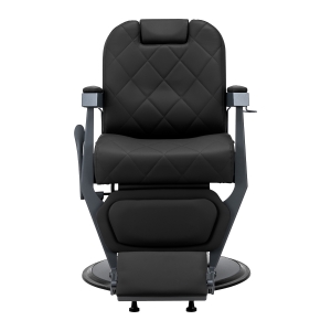 Gabbiano barber chair Bruno with graphite frame Black (153410)