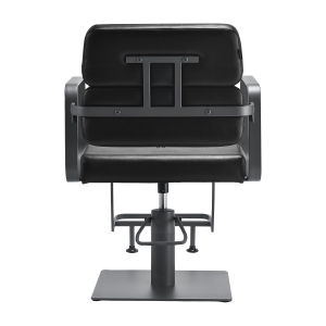 Gabbiano hairdressing chair Porto gray black (154139)