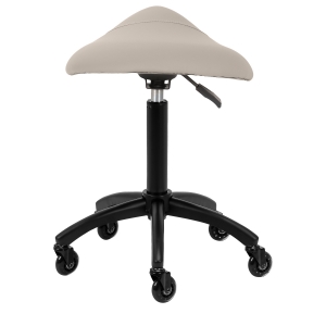 Gabbiano hairdressing stool D032 grey-beige (154217)